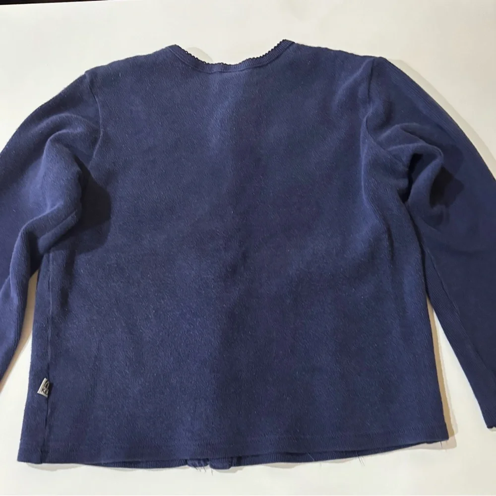 Vintage mckids Embroidered Blue Cardigan - Picture 6 of 6